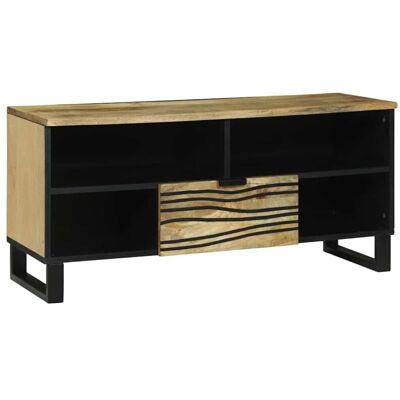 Vidaxl - Armario De Tv Marrón 105 X 33 X 46 Cm Madera Maciza De Mango Vidaxl - Armario De Tv Marrón 105 X 33 X 46 Cm Madera Maciza De Mango