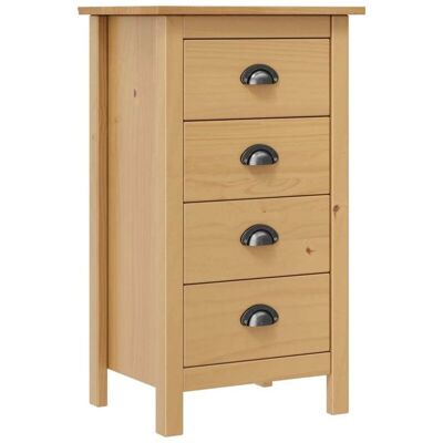Vidaxl - Mesita De Noche Hill Madera Maciza De Pino 46x35x49,5 Cm Vidaxl - Mesita De Noche Hill Madera Maciza De Pino 46x35x49,5 Cm