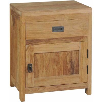 Mesita De Noche De Madera De Teca Maciza 40x30x50 Cm Vidaxl Mesita De Noche De Madera De Teca Maciza 40x30x50 Cm Vidaxl