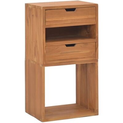 Mueble De Almacenaje Madera Maciza De Teca 40x30x76 Cm Vidaxl Mueble De Almacenaje Madera Maciza De Teca 40x30x76 Cm Vidaxl