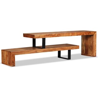 Mueble Para Tv De Madera Maciza De Acacia Vidaxl Mueble Para Tv De Madera Maciza De Acacia Vidaxl
