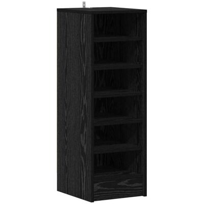 vidaXL Armario de zapatos negro - Moderno, Ahorro de espacio, 6 estantes vidaXL Armario de zapatos negro - Moderno, Ahorro de espacio, 6 estantes