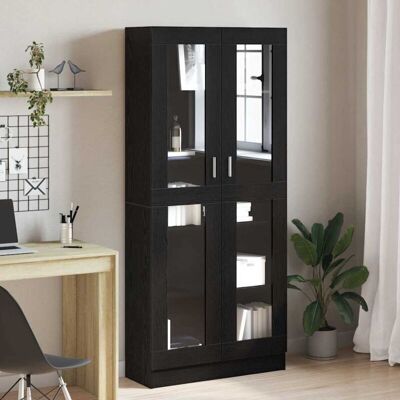 Estantería Para Libros Roble Negro 82.5 X 30.5 X 185 Cm Vidaxl Estantería Para Libros Roble Negro 82.5 X 30.5 X 185 Cm Vidaxl