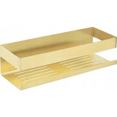 Wenko Estantería De Pared Dorada 30 X 10,5 Cm Wenko Estantería De Pared Dorada 30 X 10,5 Cm