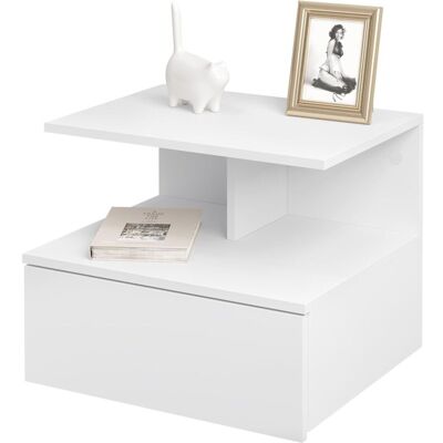 WOLTU Mesitas de noche colgantes con cajón - Almacenamiento moderno WOLTU Mesitas de noche colgantes con cajón - Almacenamiento moderno