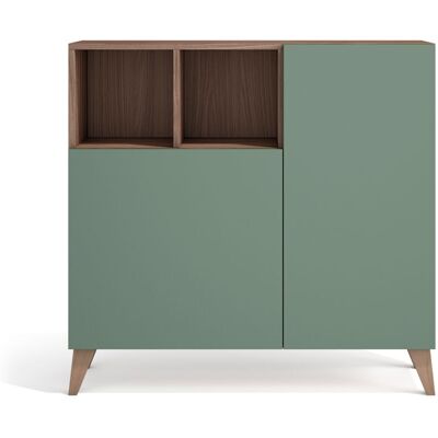 Zapatero Nogal Oslo 510 Herdasa - Mueble moderno y multifunción Zapatero Nogal Oslo 510 Herdasa - Mueble moderno y multifunción