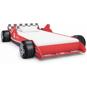 Cama Con Forma De Coche De Carreras Para Niños 90x200 Cm Roja Vidaxl Cama Con Forma De Coche De Carreras Para Niños 90x200 Cm Roja Vidaxl