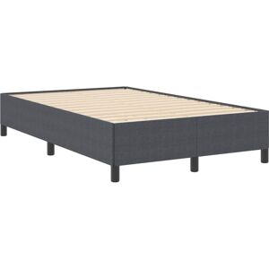 Estructura de Cama Gris Oscuro 120x190 cm Vidaxl - Bed Frame Estructura de Cama Gris Oscuro 120x190 cm Vidaxl - Bed Frame