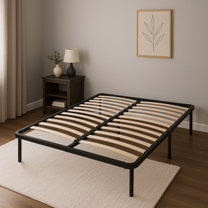 Marco de cama de metal KING OF DREAMS JULIE - Patas altas - 140x200cm - Tipo de cama Marco de cama de metal KING OF DREAMS JULIE - Patas altas - 140x200cm - Tipo de cama