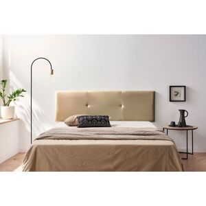 Cabecero Tapizado Alma Polipiel 130x50x5 Cm - Dorado Moonia Cabecero Tapizado Alma Polipiel 130x50x5 Cm - Dorado Moonia