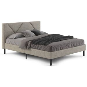 Cama Tirino de DMORA - Tapizada, Listones de Madera, Almacenamiento Cama Tirino de DMORA - Tapizada, Listones de Madera, Almacenamiento