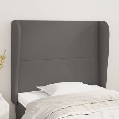 Cabecero Moderno Gris con Orejas - Accesorio para Cama MAISONCHIC Cabecero Moderno Gris con Orejas - Accesorio para Cama MAISONCHIC