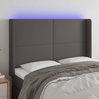 vidaXL Cabecero LED Gris - Diseño Moderno vidaXL Cabecero LED Gris - Diseño Moderno