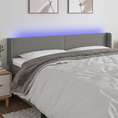Cabecero con LED MAISONCHIC, Gris - Encabezado - Accesorio para Cama Cabecero con LED MAISONCHIC, Gris - Encabezado - Accesorio para Cama