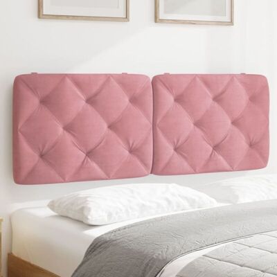 Cabecero De Cama Acolchado Terciopelo Rosa 120 Cm Vidaxl Cabecero De Cama Acolchado Terciopelo Rosa 120 Cm Vidaxl