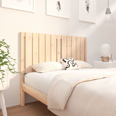 vidaXL Cabecera de cama marrón 125.5 x 4 x 100 cm - Cabecera de cama vidaXL Cabecera de cama marrón 125.5 x 4 x 100 cm - Cabecera de cama