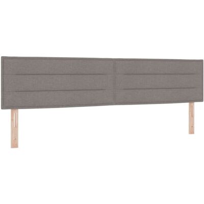 Vidaxl - Cabecero Diseño Líneas Taupe 200 cm Tela Vidaxl - Cabecero Diseño Líneas Taupe 200 cm Tela