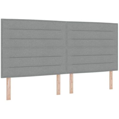 Vidaxl Cabecero Modern Gris Claro - Cabecero Vidaxl Cabecero Modern Gris Claro - Cabecero