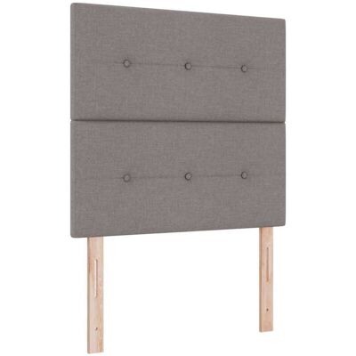 Vidaxl - Cabecero de cama con botones tapizado taupe 90 cm - Cabecero Vidaxl - Cabecero de cama con botones tapizado taupe 90 cm - Cabecero