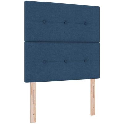 Cabecero Botón Tapizado Azul 100 cm Vidaxl - Cabecero Cabecero Botón Tapizado Azul 100 cm Vidaxl - Cabecero
