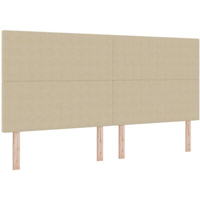 Vidaxl - Cabecero 200 cm tela gris verde diseño minimalista Vidaxl - Cabecero 200 cm tela gris verde diseño minimalista