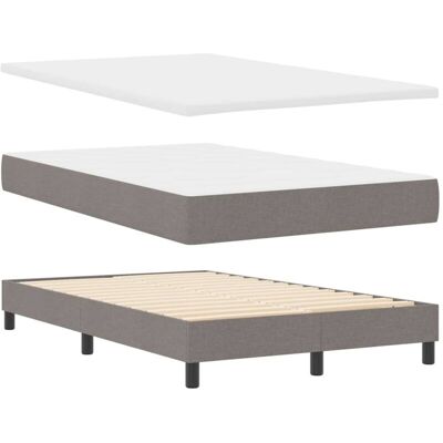 vidaXL Cama boxspring - Linien De - Taupe - 120x200cm - Confort de sueño vidaXL Cama boxspring - Linien De - Taupe - 120x200cm - Confort de sueño