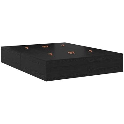 Vidaxl - Estructura de Cama de Almacenamiento Negro Roble 150x200 cm - Estructura de Cama de Almacenamiento Vidaxl - Estructura de Cama de Almacenamiento Negro Roble 150x200 cm - Estructura de Cama de Almacenamiento