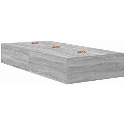 Vidaxl Cama con almacenamiento gris Sonoma - Cama Vidaxl Cama con almacenamiento gris Sonoma - Cama