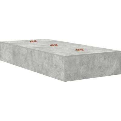 Cama de almacenamiento de concreto gris Vidaxl - Tipo de cama Cama de almacenamiento de concreto gris Vidaxl - Tipo de cama