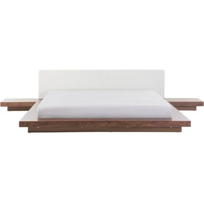 Beliani Beliani Marco de cama de madera clara tamaño super king europeo - Marco de cama Beliani Beliani Marco de cama de madera clara tamaño super king europeo - Marco de cama