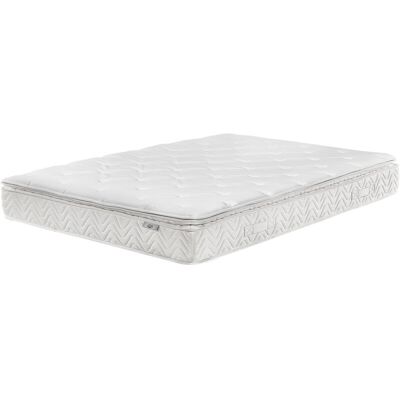 Colchón de muelles ensacados tamaño super king - Medio firme, Blanco Colchón de muelles ensacados tamaño super king - Medio firme, Blanco