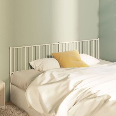 Cabecero De Metal Blanco 200 Cm Vidaxl Cabecero De Metal Blanco 200 Cm Vidaxl