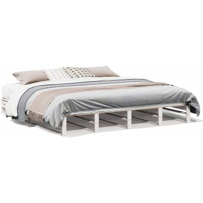 Cama Sin Colchón Madera Maciza De Pino Blanca 180x200 Cm Vidaxl Cama Sin Colchón Madera Maciza De Pino Blanca 180x200 Cm Vidaxl