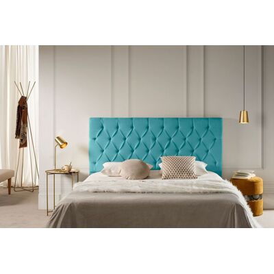 Cabecero Tapizado Capri Acualine 130x120x12 Cm Moonia Cabecero Tapizado Capri Acualine 130x120x12 Cm Moonia