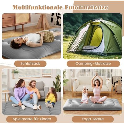 NORTHIX Japanese Futon Mattress With Washable Cover, 90x200 Cm NORTHIX Japanese Futon Mattress With Washable Cover, 90x200 Cm