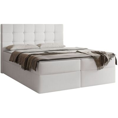 MIRJAN24 Cama Continental Comfivo Osculum I, Soft 017, Continental, Doble, 180x200, Cuero Ecológico, Somieres, 183x206x112cm MIRJAN24 Cama Continental Comfivo Osculum I, Soft 017, Continental, Doble, 180x200, Cuero Ecológico, Somieres, 183x206x112cm