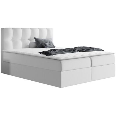MIRJAN24 Cama Continental Aedes, Soft 017, Doble, Continental, 140x200, Cuero Ecológico, Somieres, 146x208x103cm MIRJAN24 Cama Continental Aedes, Soft 017, Doble, Continental, 140x200, Cuero Ecológico, Somieres, 146x208x103cm