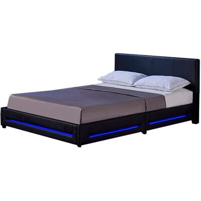 Home Deluxe - Asteroid LED Bed - Negro - 180x200 cm - Bed Home Deluxe - Asteroid LED Bed - Negro - 180x200 cm - Bed