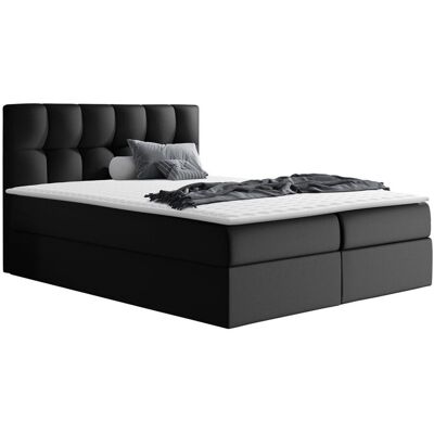 MIRJAN24 Cama Continental Aedes, Soft 011, Doble, Continental, 180x200, Cuero Ecológico, Somieres, 186x208x103cm MIRJAN24 Cama Continental Aedes, Soft 011, Doble, Continental, 180x200, Cuero Ecológico, Somieres, 186x208x103cm