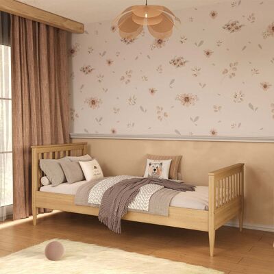 M&S Cama Ignas Madera 90x200 Con Somier Incluido M&S Cama Ignas Madera 90x200 Con Somier Incluido