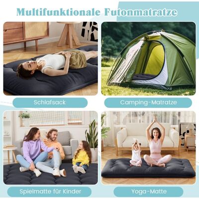 NORTHIX Japanese Futon Mattress, Washable Cover, 90x200 Cm NORTHIX Japanese Futon Mattress, Washable Cover, 90x200 Cm
