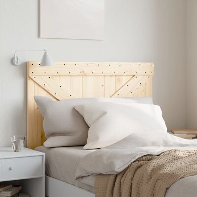 Cabecero de madera maciza de pino 100x104 cm vidaXL - Accesorio de dormitorio Cabecero de madera maciza de pino 100x104 cm vidaXL - Accesorio de dormitorio