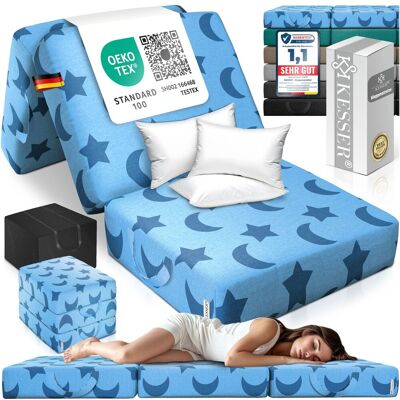 Kesser® Colchón Plegable, 15 Cm - 75 X 195 X 15 Cm, Azul Kesser® Colchón Plegable, 15 Cm - 75 X 195 X 15 Cm, Azul
