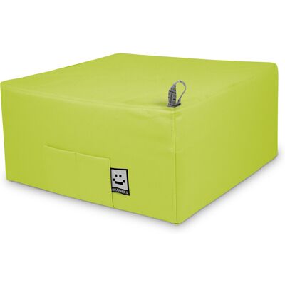 Happers - Puff Cama Individual Para Una Persona Polipiel Verde Único Verde Happers - Puff Cama Individual Para Una Persona Polipiel Verde Único Verde