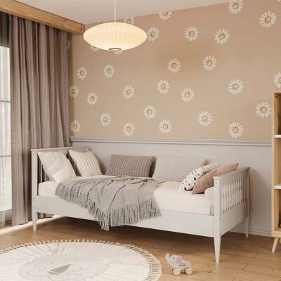 M&S Cama 90x200 Con Somier Emilia Blanco M&S Cama 90x200 Con Somier Emilia Blanco