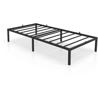 AKORD Cama Plegable De Metal 90x190 Cm Cama De Invitados Ahorra Espacio Con Estructura Y Somier De Láminas Negro 6 Patas 10 Láminas AKORD Cama Plegable De Metal 90x190 Cm Cama De Invitados Ahorra Espacio Con Estructura Y Somier De Láminas Negro 6 Patas 10 Láminas