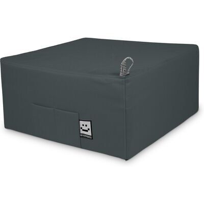 Happers - Puff Cama Individual Para Una Persona Polipiel Gris Oscuro Único Gris Happers - Puff Cama Individual Para Una Persona Polipiel Gris Oscuro Único Gris