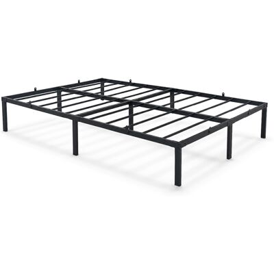 AKORD Cama Plegable De Metal 120x200 Cm Cama De Invitados Ahorra Espacio Con Estructura Y Somier De Láminas Negro 9 Patas 20 Láminas AKORD Cama Plegable De Metal 120x200 Cm Cama De Invitados Ahorra Espacio Con Estructura Y Somier De Láminas Negro 9 Patas 20 Láminas