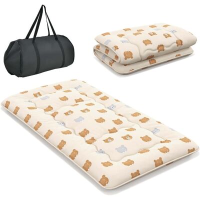 NORTHIX Japanese Futon Mattress, 90x200 Cm, Washable Cover, Brown NORTHIX Japanese Futon Mattress, 90x200 Cm, Washable Cover, Brown