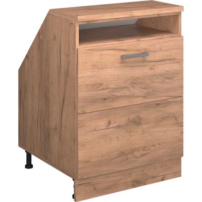 Armario Para Techo Inclinado Rion, Roble Dorado, 60 X 81.6 Cm Con 2 Cajones, Carcasa 60 Cm De Profundidad, Vicco Armario Para Techo Inclinado Rion, Roble Dorado, 60 X 81.6 Cm Con 2 Cajones, Carcasa 60 Cm De Profundidad, Vicco